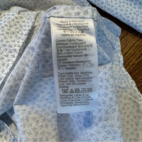 J.Crew medium button down with fig pattern. - Picture 2 of 3